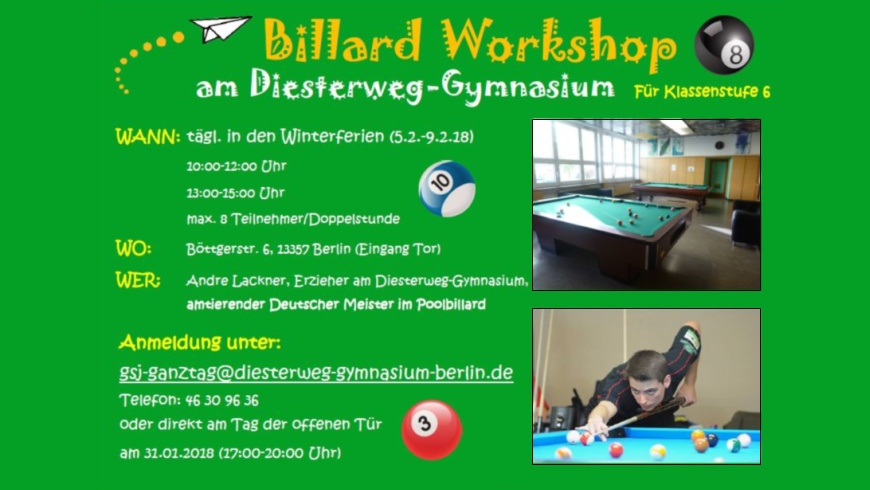 Billard Workshop 