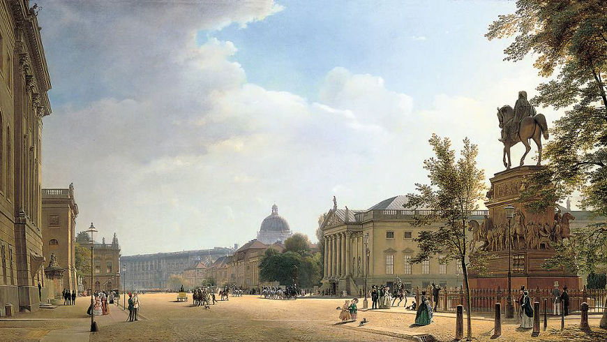 Eduard Gaertner: Berlin, Unter den Linden, 1852