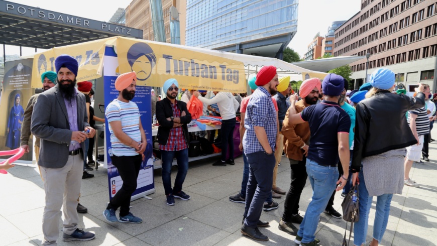 Turban-Tag der Sikh-Gemeinde