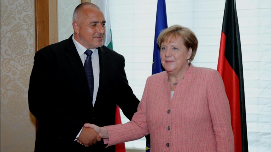 Bojko Borissow und Angela Merkel