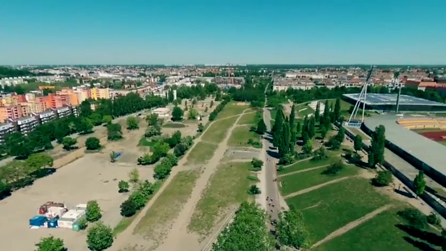 Überblick über den Mauerpark