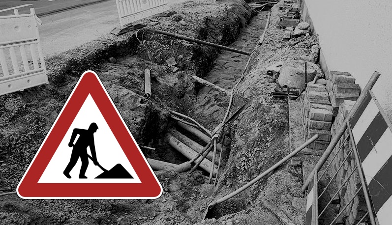 Leitungsbauarbeiten