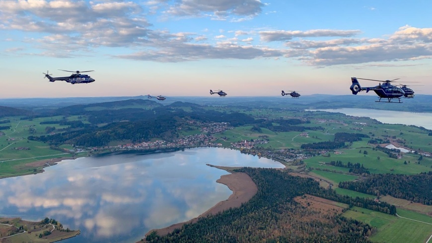 Hubschrauber der Bundespolizei