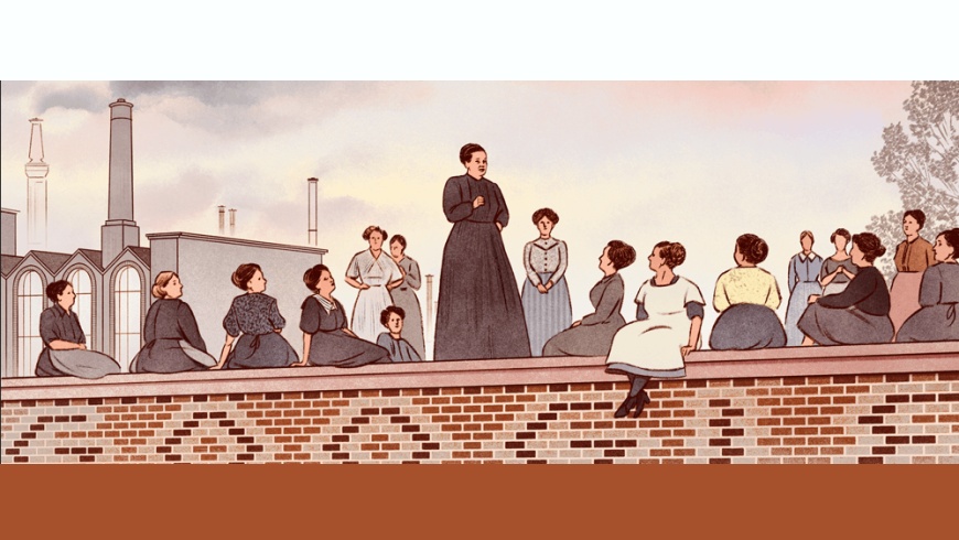 Google-Doodle zum 161. Geburtstag von Emma Ihrer