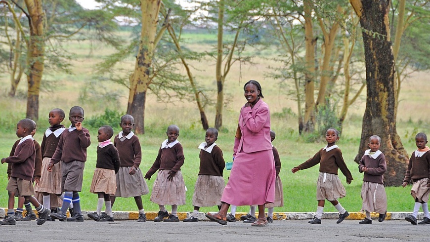 Lehrerin in Kenia