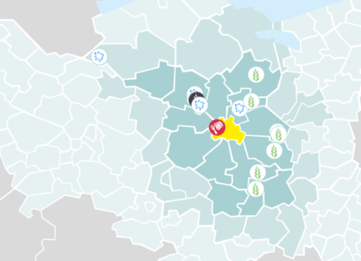 Regiokarte: Wo kommt Dein Essen her?