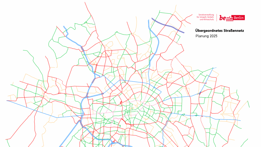 Übergeordnetes Straßennetz - Planung 2025