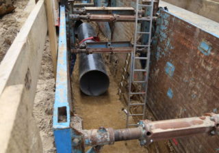 Berliner Wasserbetriebe bauen