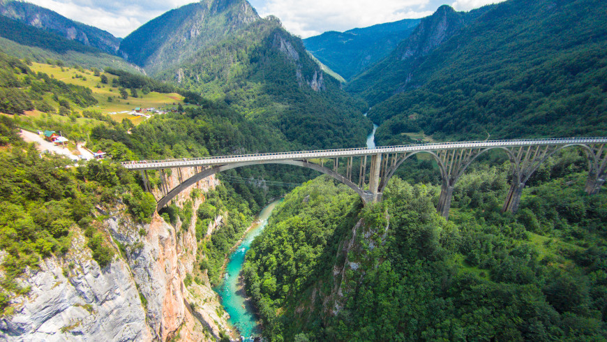 Tara-Schlucht in Montenegro