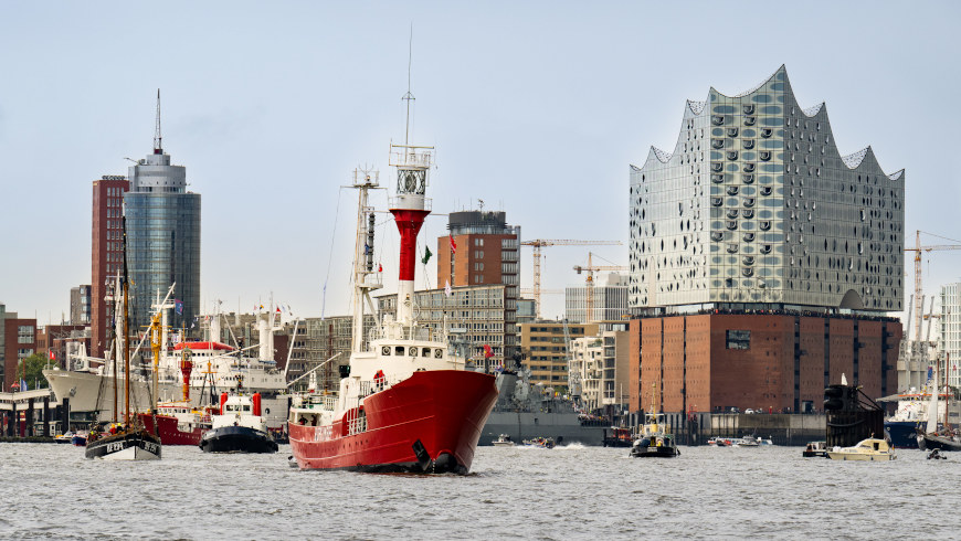 Hafengeburtstag Hamburg mit großer Schiffsvielfalt