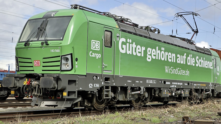 Güterzuglokomotive von DB Cargo