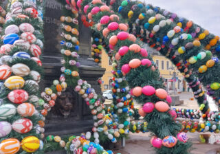 Osterbrunnen in Annaberg-Buchholz