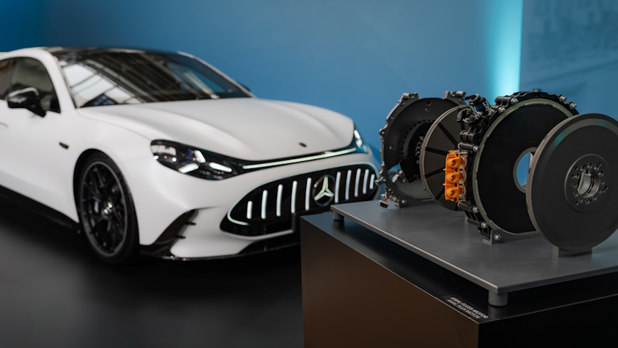 Mercedes Benz Axial-Fluss-Motor