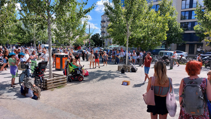 Wochenende am Mauerpark ist- immer was los