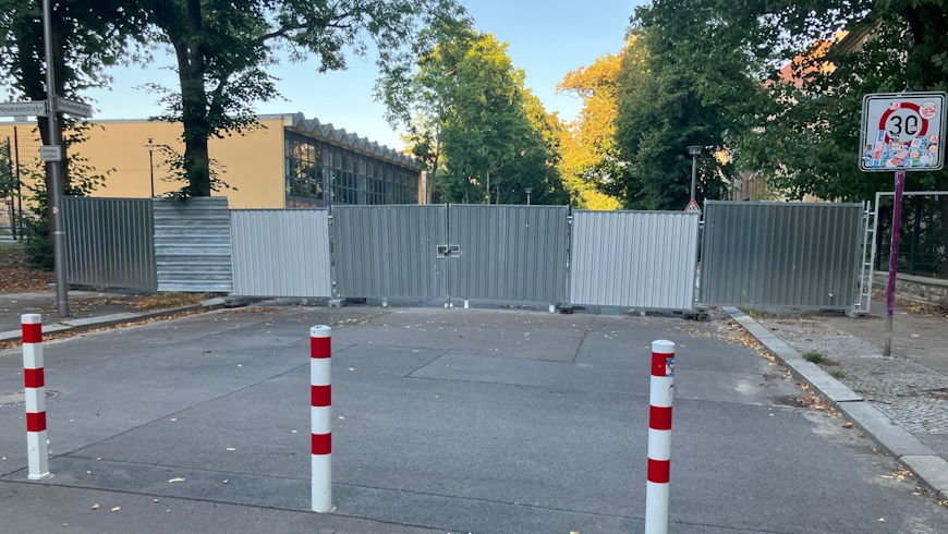 Metallzaun Borkumer Straße